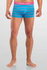 Image of Icebreaker Anatomica Boxers - Men's-Agean/Shocking-Small