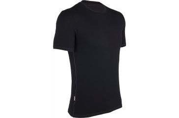 Image of Icebreaker Merino 150 Anatomica SS Crewe - Men's, Black, Large, IB103033001L