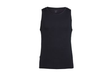 Image of Icebreaker Anatomica Tank Top - Men's, Black, Medium, IB103034001M