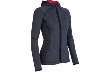 Image of Icebreaker Cascade Hood Fleece - Women's-X-Small-Black