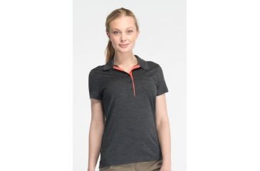 Image of Icebreaker Harmony Polo - Women's-Jet-X-Small