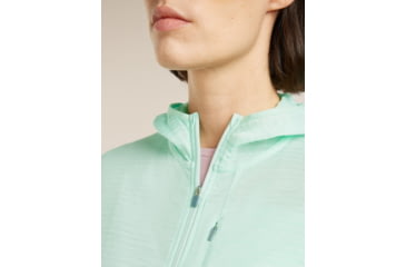 Image of Icebreaker Merino Blend 200 RealFleece Descender Long Sleeve Zip Hoodie - Womens