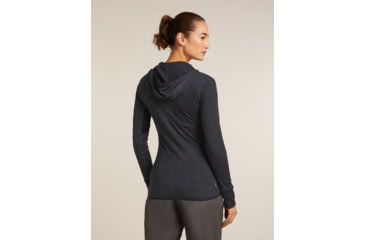 Image of Icebreaker Merino Blend 200 RealFleece Descender Long Sleeve Zip Hoodie - Womens