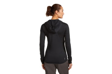 Image of Icebreaker Merino Blend 300 RealFleece Descender Long Sleeve Zip Hoodie - Womens