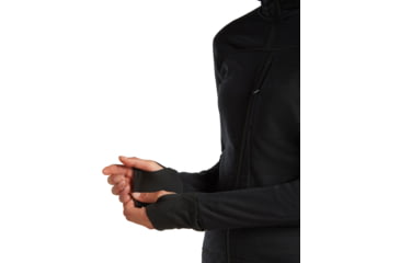 Image of Icebreaker Merino Blend 300 RealFleece Descender Long Sleeve Zip Hoodie - Womens