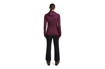 Image of Icebreaker Merino Blend 300 RealFleece Descender Long Sleeve Zip Hoodie - Womens