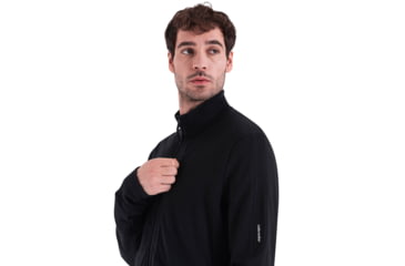 Image of Icebreaker Men Merino 260 Quantum LS Zip, Black, L, IBBA56W1001L