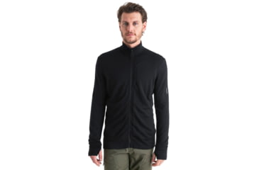 Image of Icebreaker Men Merino 260 Quantum LS Zip, Black, L, IBBA56W1001L