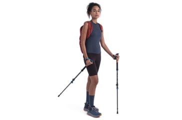Image of Icebreaker Merino 200 Hike Mock Neck Tank Top - Womens, Graphite, Small, IB0A56YQ884S