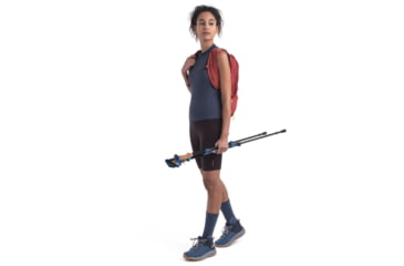 Image of Icebreaker Merino 200 Hike Mock Neck Tank Top - Womens, Graphite, Small, IB0A56YQ884S