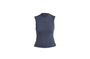 Image of Icebreaker Merino 200 Hike Mock Neck Tank Top - Womens, Graphite, Small, IB0A56YQ884S