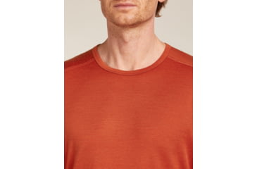 Image of Icebreaker Merino 200 Oasis Long Sleeve Crew Thermal Top - Mens, Agate, Extra Large, IB1043650GSXL