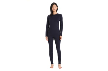 Image of Icebreaker Merino 200 Oasis LS Crewe - Womens, Midnight Navy, Extra Large, IB104375401XL