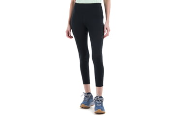 Image of Icebreaker Merino 260 Fastray II 25in High Rise Tights - Womens, Black, Large, IB0A56XI001L