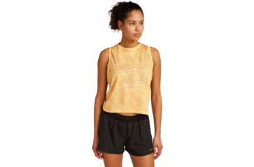 Image of Icebreaker Merino Blend 125 Cool-Lite Speed Tank Fusion - Women's, Citrine/AOP, Extra Small, IB0A57820CYXS