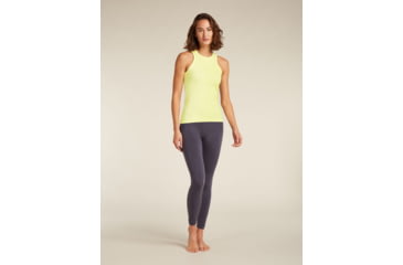 Image of Icebreaker Merino Blend Rib Lotus Tank - Womens, Citrine, Extra Small, IB0A57790ABXS