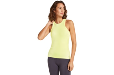 Image of Icebreaker Merino Blend Rib Lotus Tank - Womens, Citrine, Extra Small, IB0A57790ABXS
