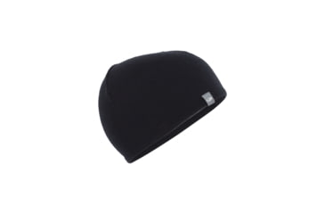 Image of Icebreaker Pocket Beanie, Black/Gritstone Heather, One Size, IBIBM200A04OS