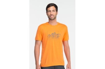 Image of Icebreaker Tech T Lite Short Sleeve AorakiClearance - Men's-Koi-Small