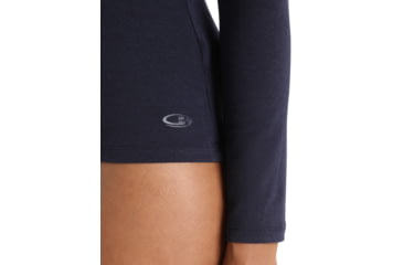 Image of Icebreaker Women Merino 150 Siren LS Sweetheart, Midnight Navy, M, IB103194401M