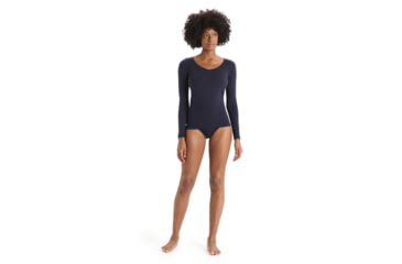 Image of Icebreaker Women Merino 150 Siren LS Sweetheart, Midnight Navy, M, IB103194401M