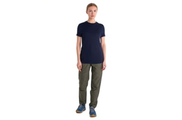 Image of Icebreaker Women Merino 150 Tech Lite SS Tee, Midnight Navy, M, IB0A56Y8401M