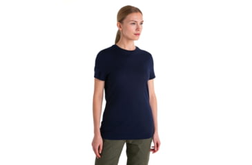 Image of Icebreaker Women Merino 150 Tech Lite SS Tee, Midnight Navy, M, IB0A56Y8401M