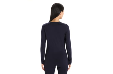 Image of Icebreaker Women Merino 200 Oasis LS Crewe, Midnight Navy, M, IB104375401M