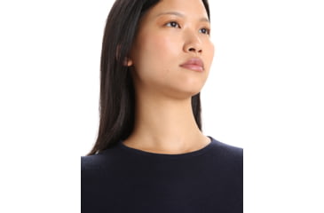 Image of Icebreaker Merino 200 Oasis LS Crewe - Women's, Midnight Navy, Medium, IB104375401M