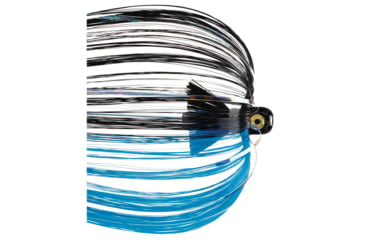 Image of Iland Witches Bugs Saltwater Troll Lure, 7in, 1/4oz, Flash Black Head, Black/E Blue, IW145F-BK/EBL