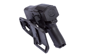Image of IMI Defense RD3 Level 3 Red Dot Sight Durable Polymer Glock Drop Leg Holster, Black, Right, IMI-RD3BLACK