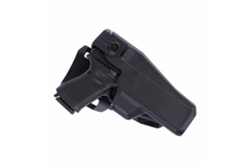 Image of IMI Defense RD3 Level 3 Red Dot Sight Durable Polymer Glock Drop Leg Holster, Black, Right, IMI-RD3BLACK
