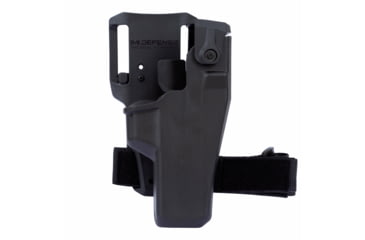 Image of IMI Defense RD3 Level 3 Red Dot Sight Durable Polymer Glock Drop Leg Holster, Black, Right, IMI-RD3BLACK
