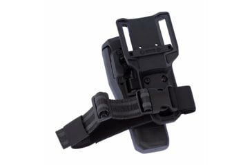 Image of IMI Defense RDL3 Level 3 Light Bearing and Red Dot Sight Durable Polymer Glock Drop Leg Holster, Black, Right, IMI-RDL3BLACK