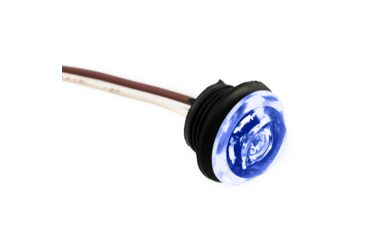 Image of Innovative Lighting 1" Round LED "Shortie" Livewell/Bulkhead Light w/219 Grommet - Blue 54225