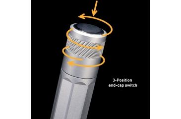 Image of Inova XO3 123A Lithium Powered LED Flashlight,228 Lumens,Titanium XO3B-14-R7