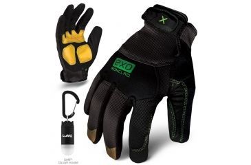 Image of Ironclad Mens EXO Modern Leather Reinforced Glove, Gray w/Tan Palm Accents, M EXO-MLR-03-M