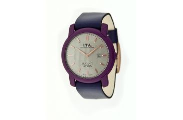 Image of Ita 14.01.11 Brigante Watch, Purple Case, Black Band