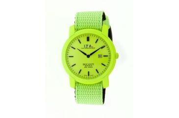 Image of Ita 14.01.23 Brigante Watch, Lemon Case, Green Band