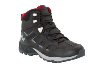 Image of Jack Wolfskin Vojo Hike XT Texapore Mid M - Mens, Phantom/ Red, 11.5, 4035541-6360115