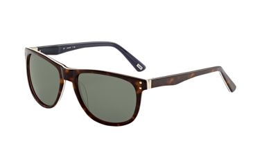 Image of Joop! 87173 Single Vision Prescription Sunglasses, Brown Frame, Grey/Green Lens-87173-6722SV