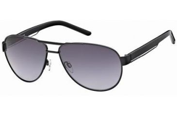 Image of Just Cavalli JC346S Sunglasses - Shiny Black Frame Color, Gradient Smoke Lens Color