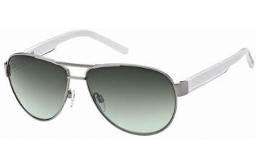 Image of Just Cavalli JC346S Sunglasses - Shiny Palladium Frame Color, Gradient Green Lens Color