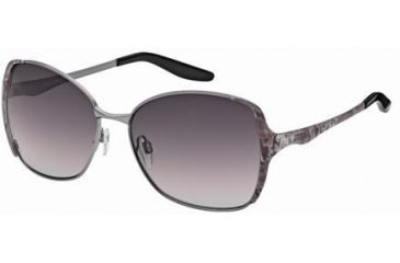 Image of Just Cavalli JC407S Sunglasses - Shiny Light Ruthenium Frame Color, Gradient Smoke Lens Color