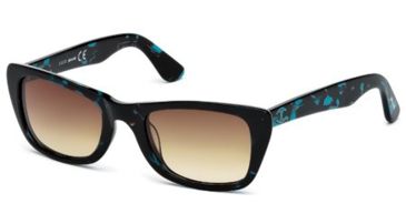 Image of Just Cavalli JC491S Sunglasses - Havana Frame Color, Gradient Brown Lens Color