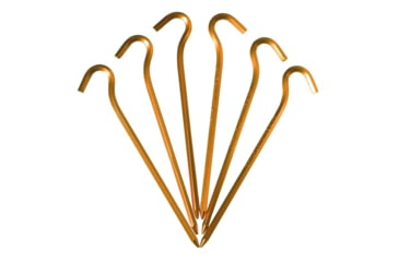 Image of Kelty Nobendium II Stake, 6Pk, MANDARINE RED, One Size, 47826220