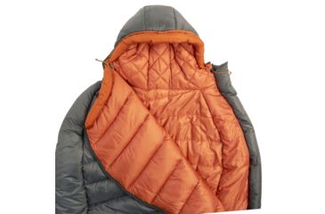 Image of Kelty Tuck 0 Degree ThermaPro Ultra Sleeping Bag, Dark Shadow/Cinnamon 35425618