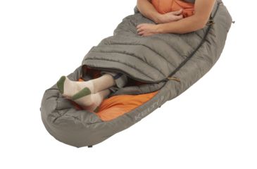 Image of Kelty Tuck 0 Degree ThermaPro Ultra Sleeping Bag, Dark Shadow/Cinnamon 35425618