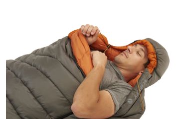 Image of Kelty Tuck 0 Degree ThermaPro Ultra Sleeping Bag, Dark Shadow/Cinnamon 35425618