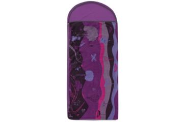 Image of Kelty Whippersnapper 60 Fleece Sleeping Bag - Girl's-Grape